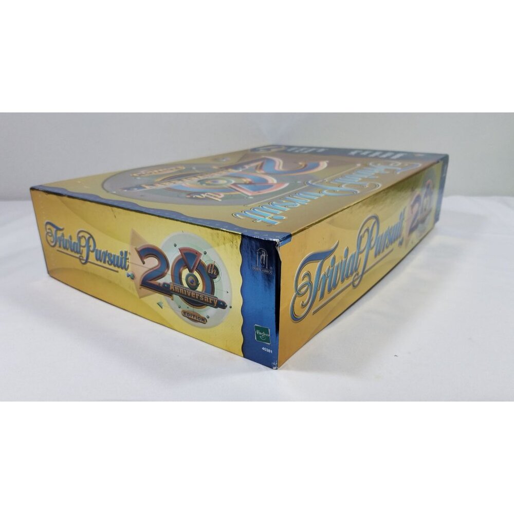 Trivial Pursuit 20th Anniversary Edition Board Game Never Played Vintage - Picture 9 of 15